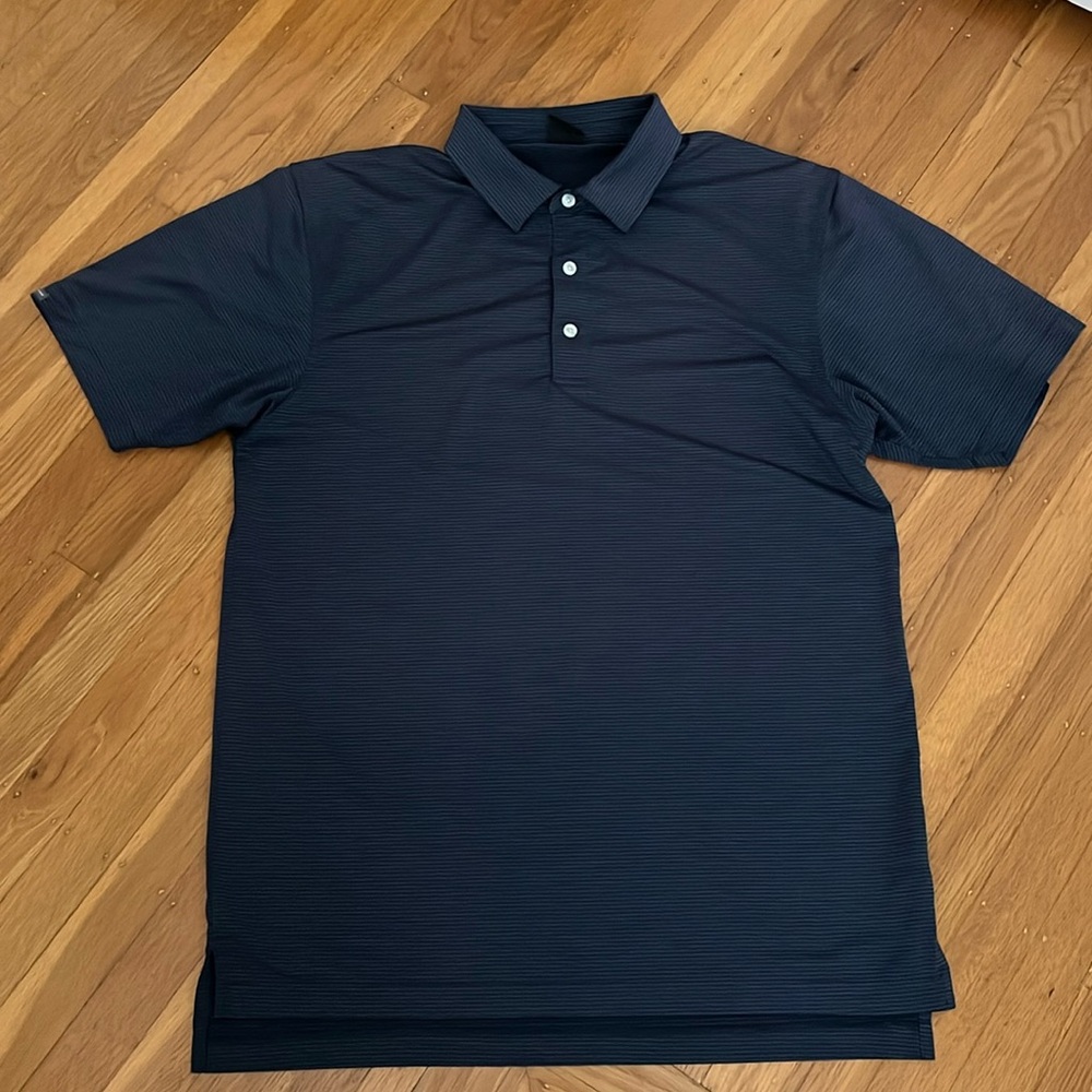 Men’s Dunning Golf shirt. Size L. Blue. High-quality brand. Barely worn. $25